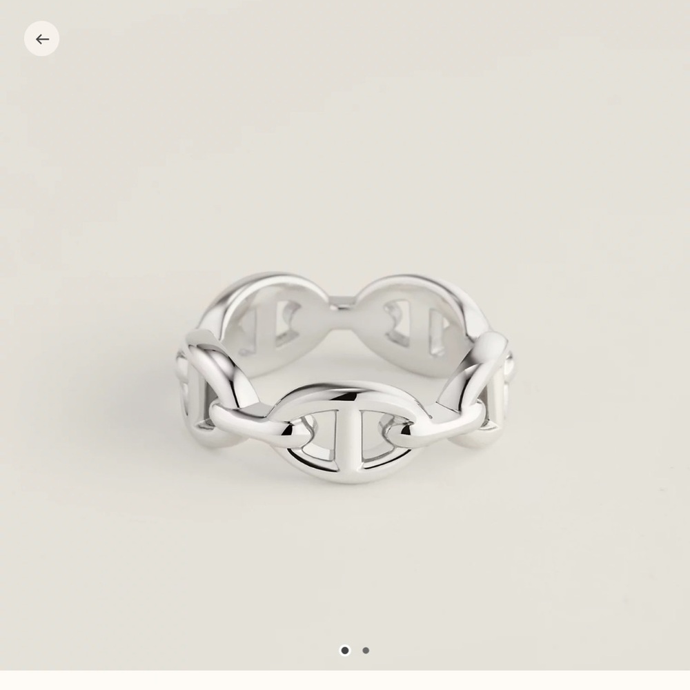 Hermes Chaine D’Ancre Enchainee Ring